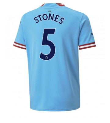 Manchester City John Stones #5 Hjemmedrakt 2022-23 Kortermet